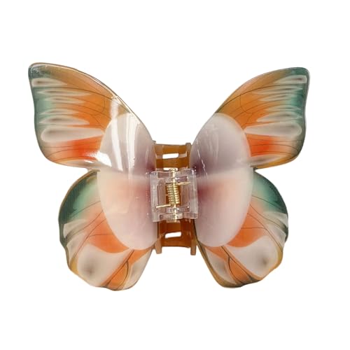 Bunte Schmetterlings-Haarspange, elegante Damen-Haarspange, Federklemme, Kopfbedeckung, Temperament-Haarspange Bunte Schmetterlings-Haarspange, elegante Damen-Haarspange, Federklemme, Kopfbedeckung, Temperament-Haarspange von JSGHGDF