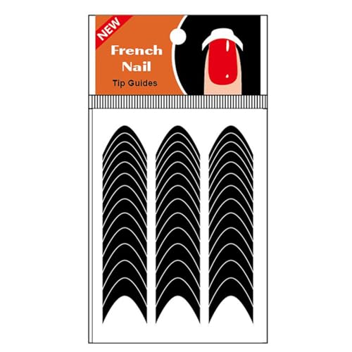 Französische Spitze Nagelführungen Selbstklebende Französische Maniküre Streifen Aufkleber Für Kanten Hilfs Dekoration Schablonenwerkzeuge von JSGHGDF