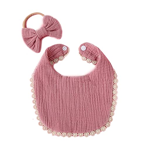 JSGHGDF 2 Stück elastische Schleifen Stirnband Sp Handtuch Set Prinzessin Schleife Haarband Essen Fütterung Lätzchen für Dreieckstuch JSGHGDF 2 Stück elastische Schleifen Stirnband Sp Handtuch Set Prinzessin Schleife Haarband Essen Fütterung Lätzchen für Dreieckstuch von JSGHGDF