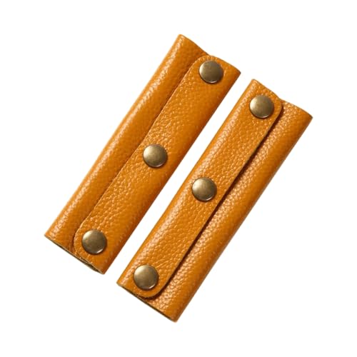 JSGHGDF 2 Stücke Weiche PU Leder Griffabdeckungen Für Gepäckgriff Modische Taschenverpackung Für Fachkräfte Frauen Gepäckschutz Beschütze von JSGHGDF