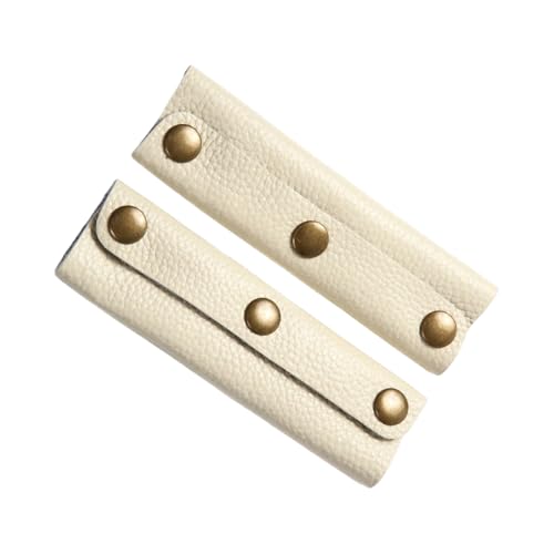 JSGHGDF 2 Stücke Weiche PU Leder Griffabdeckungen Für Gepäckgriff Modische Taschenverpackung Für Fachkräfte Frauen Gepäckschutz Beschütze von JSGHGDF
