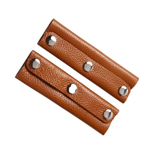 JSGHGDF 2 Stücke Weiche PU Leder Griffabdeckungen Für Gepäckgriff Modische Taschenverpackung Für Fachkräfte Frauen Gepäckschutz Beschütze von JSGHGDF
