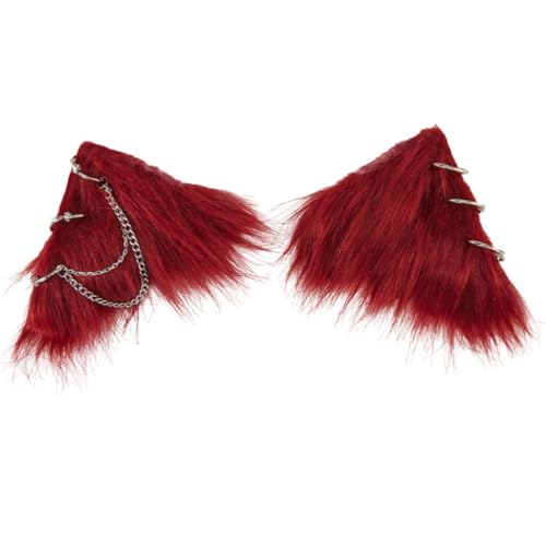 JSGHGDF 2 x Gothic Dunkle Haarspange Mädchen Haarspangen Ohren Tierohren Haarspange Set Gothic Ringe Kette Vielseitige Haarspangen JSGHGDF 2 x Gothic Dunkle Haarspange Mädchen Haarspangen Ohren Tierohren Haarspange Set Gothic Ringe Kette Vielseitige Haarspangen von JSGHGDF