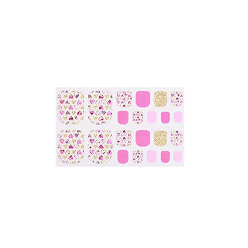 JSGHGDF 22tipssheet Zehennagelaufkleber Vollwasserfester Aufkleber Fuß Zehennagel Tabletten Aufkleber Kunst von JSGHGDF