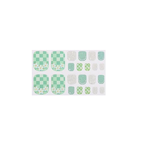JSGHGDF 22tipssheet Zehennagelaufkleber Vollwasserfester Aufkleber Fuß Zehennagel Tabletten Aufkleber Kunst von JSGHGDF
