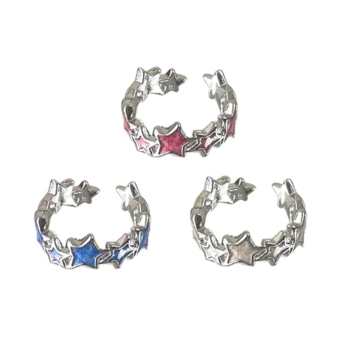 JSGHGDF 3x Persönlichkeit Sternringe Dopaminstern Finger Ringe Verstellbares Minimalist Star Statement Ringe Dopaminschmuck JSGHGDF 3x Persönlichkeit Sternringe Dopaminstern Finger Ringe Verstellbares Minimalist Star Statement Ringe Dopaminschmuck von JSGHGDF