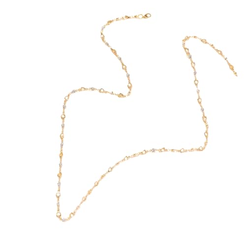 JSGHGDF Auffällige Farbenfrohe Kristall Halskette Strasssteine ​​Lange Quasten Choker Für Stilvolle Damen Handgefertigtes Party Accessoire von JSGHGDF