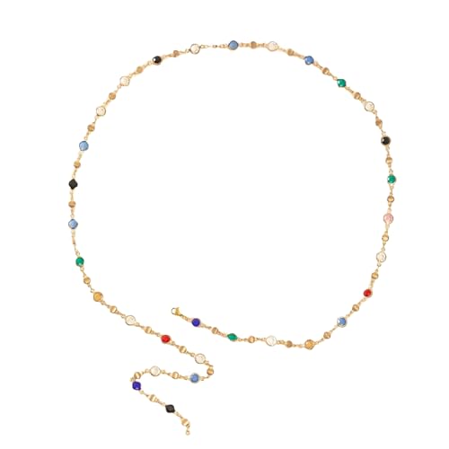 JSGHGDF Auffällige Farbenfrohe Kristall Halskette Strasssteine Lange Quasten Choker Für Stilvolle Damen Handgefertigtes Party Accessoire JSGHGDF Auffällige Farbenfrohe Kristall Halskette Strasssteine Lange Quasten Choker Für Stilvolle Damen Handgefertigtes Party Accessoire von JSGHGDF
