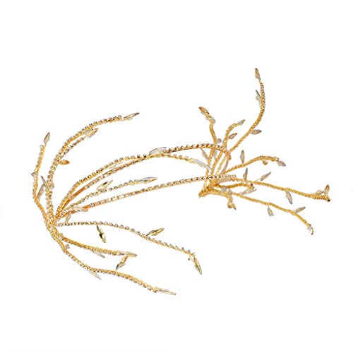 JSGHGDF Blattform Glänzendes Stirnband Frauen Leichtes Handgemachtes Dünnes Haar Blättern Haarband Haar JSGHGDF Blattform Glänzendes Stirnband Frauen Leichtes Handgemachtes Dünnes Haar Blättern Haarband Haar von JSGHGDF