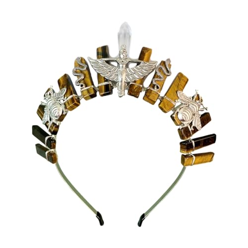 JSGHGDF Bunte Schmuck-Tiaras, Kristall-Stirnband, Braut-Haarschmuck, Haarreif JSGHGDF Bunte Schmuck-Tiaras, Kristall-Stirnband, Braut-Haarschmuck, Haarreif von JSGHGDF
