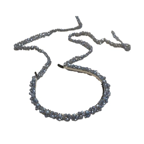 JSGHGDF Elegantes Stirnband mit Kristallperlen, lange Quasten, Kopfschmuck, Haarreif mit langer Kette JSGHGDF Elegantes Stirnband mit Kristallperlen, lange Quasten, Kopfschmuck, Haarreif mit langer Kette von JSGHGDF