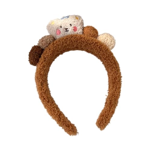 JSGHGDF Entzückender Bären-Haarband, lustiges Kostüm, Bären-Kopfschmuck von JSGHGDF