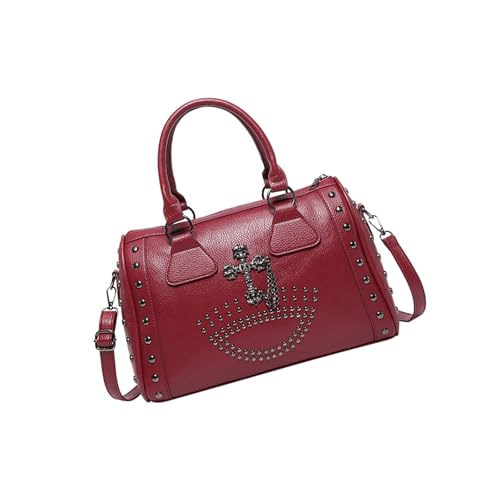 JSGHGDF Frauen Schädel Handtasche Großkapazität Umhängetasche Mit Verstellbarem Und Abnehmbarem Riemen Multifunktion Handtasche Casual Mode Casual JSGHGDF Frauen Schädel Handtasche Großkapazität Umhängetasche Mit Verstellbarem Und Abnehmbarem Riemen Multifunktion Handtasche Casual Mode Casual von JSGHGDF