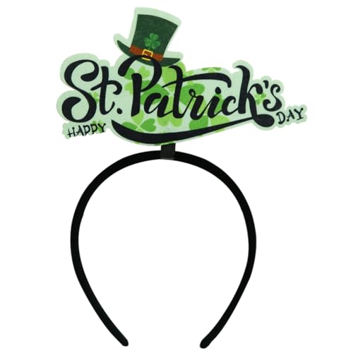 JSGHGDF GrasHeadband Patrick Day Irish Green Irish Green von JSGHGDF