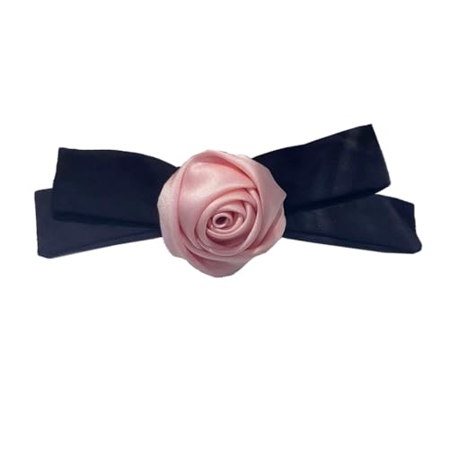 JSGHGDF Haarspange in Rosen-Form und Haarspange aus Stoff, für Frauen und Mädchen, Frühlings-Tiaras von JSGHGDF