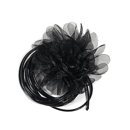 JSGHGDF Halskette Verstellbare Blumenhärke Zarte Stoffmaterial Party Schmuck Rosenhalshalskette Für Frauen Und Mädchen von JSGHGDF
