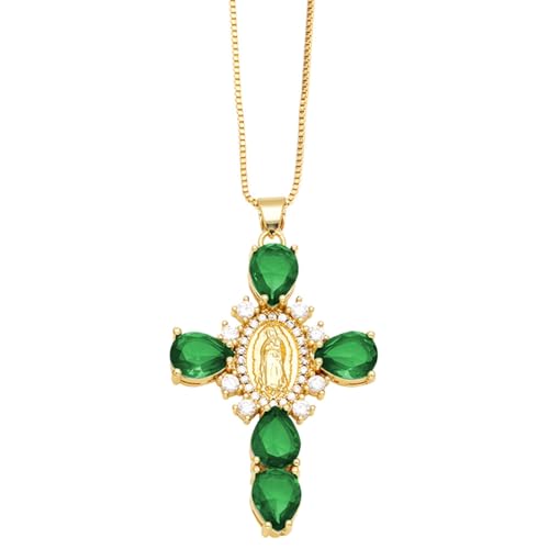 JSGHGDF Heilige Kreuze Halskette Mit Funkelnden Strasssteinen Stilvolle Neckkette Für Trendige Männer Und Frauen JSGHGDF Heilige Kreuze Halskette Mit Funkelnden Strasssteinen Stilvolle Neckkette Für Trendige Männer Und Frauen von JSGHGDF