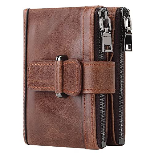 JSGHGDF Herren-Geldbörse, Leder, kurze Geldbörse, Doppeltasche, coffee JSGHGDF Herren-Geldbörse, Leder, kurze Geldbörse, Doppeltasche, coffee von JSGHGDF
