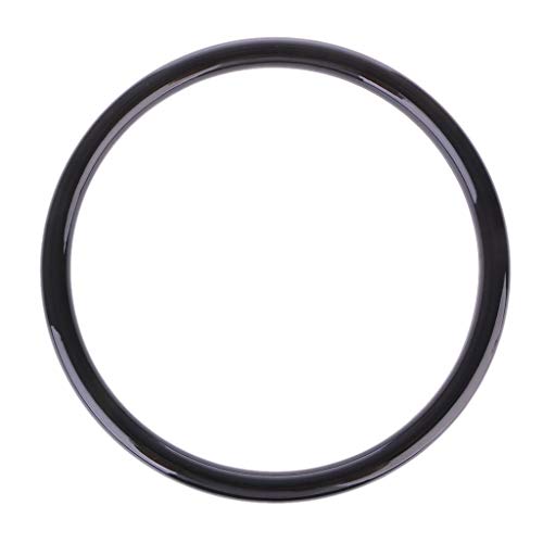 JSGHGDF Home Bag Round Purse Handle Replacement Handbag Accessories, Schwarz von JSGHGDF