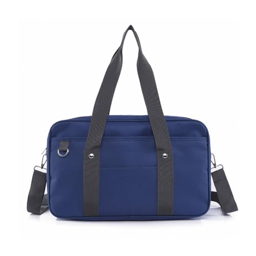 JSGHGDF JK Uniform Umhängetasche Mehrzwecktasche Mädchen Student Handtasche Satchel Taschen, grau/blau von JSGHGDF