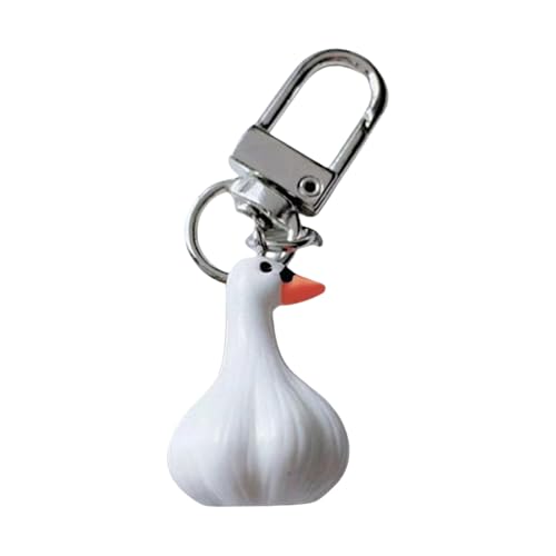 JSGHGDF Kreativer Knoblauchformierer Keychain Knoblauch Entenschlüsselkäse Fangschlüssel Accessoire Cartoon Schlüsselhalter Für Täglich von JSGHGDF