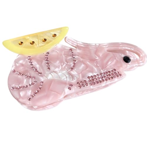 JSGHGDF Lebensmittel-Haarspange/Garnelen-Haarspange für Griffhaare für Frauen von JSGHGDF