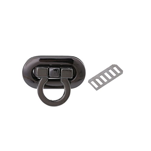 JSGHGDF Metallverschluss, Drehverschluss, Drehverschluss für Handtasche, Handwerk, Tasche, Geldbörse, Hardware, Qb von JSGHGDF