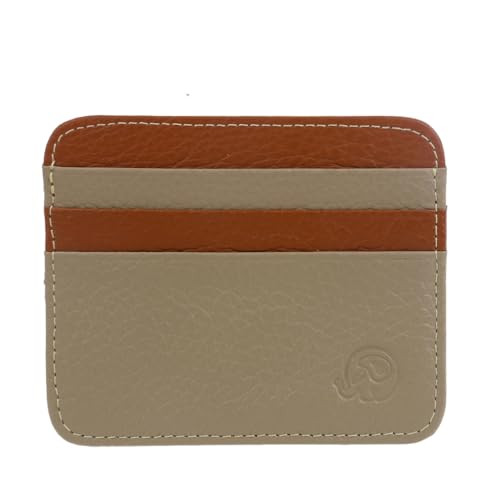 JSGHGDF Multifunktionales Kartenetui, stilvoll und Geldbörse für den täglichen Gebrauch und Reisen, Liwen Two Color Oran von JSGHGDF