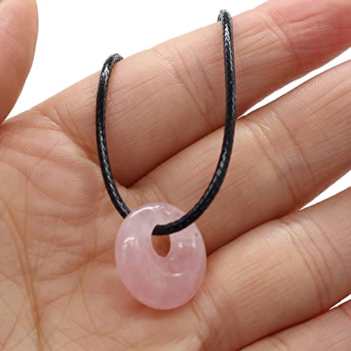 JSGHGDF Naturstein Anhänger Halskette Exquisites Kristallagaten Amethysten Charme Mit Wachsseil Für Frauen Juwelierparty Geschenk JSGHGDF Naturstein Anhänger Halskette Exquisites Kristallagaten Amethysten Charme Mit Wachsseil Für Frauen Juwelierparty Geschenk von JSGHGDF