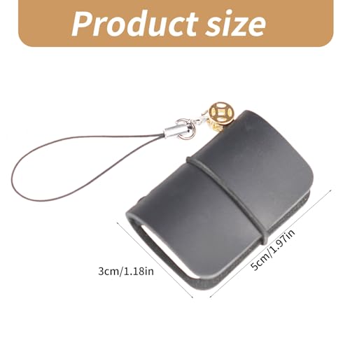 JSGHGDF Praktisches Ledertaschen Notizbuch Vielseitiger Leder Taschenpad Mit Schlüsselring Für Inspiration Und Platten Für Auslöse von JSGHGDF