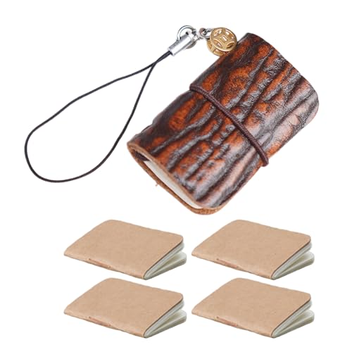 JSGHGDF Praktisches Ledertaschen Notizbuch Vielseitiger Leder Taschenpad Mit Schlüsselring Für Inspiration Und Platten Für Auslöse von JSGHGDF