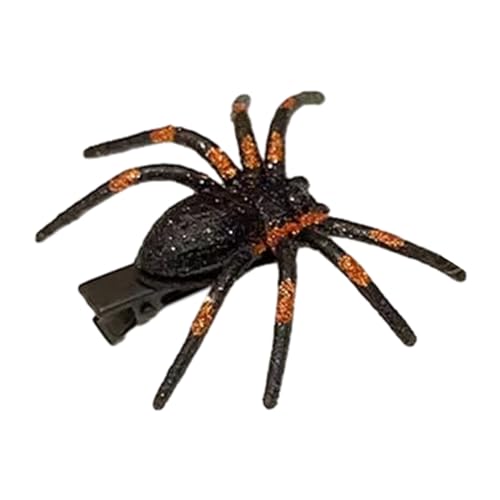 JSGHGDF Punk Simulation Spinnen Form Haar Clip Halloween Party Kopfbedeckungen Mädchen Machen Haarnadel von JSGHGDF