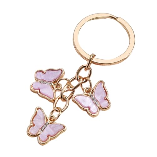 JSGHGDF Schmetterlings-Schlüsselanhänger, Auto-Schlüsselanhänger, hängende Ornament, Party-Favor für Handtasche, Geldbörse, Tasche, Geldbörse, Dekorationen, E4112 von JSGHGDF