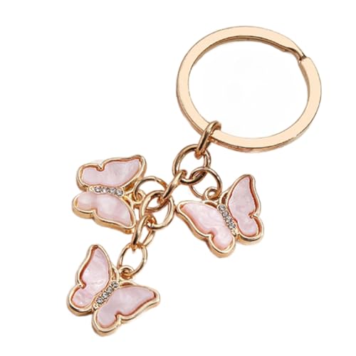 JSGHGDF Schmetterlings-Schlüsselanhänger, Auto-Schlüsselanhänger, hängende Ornament, Party-Favor für Handtasche, Geldbörse, Tasche, Geldbörse, Dekorationen, E4116 von JSGHGDF