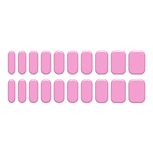 JSGHGDF Semi Cured Gel Polish Adhesive Full Wrap Gel Art Sticker Wasserdichter Gel Wrap Sticker mit von JSGHGDF