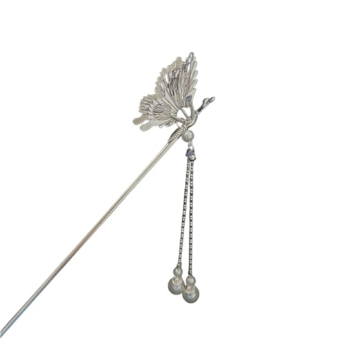 JSGHGDF Shaking Butterfly-Nymphe Kopfbedeckung mit Perlen ziert Haarspange Foto-Requisiten Frauen Haarschmuck Feenperlen von JSGHGDF