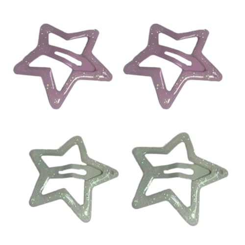 JSGHGDF Sparkling Star Y2K-Stil Stern Haarnadel Süß Handgemachte Flackernde Haarnadel Kopfbedeckung Haarschmuck Frauen Mädchen von JSGHGDF
