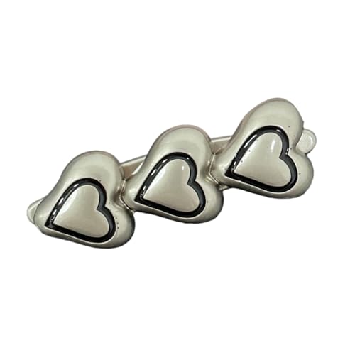 JSGHGDF Stilvolle Herz-Haarspange für Damen, bequeme Haarspange, eleganter Stern, Entenschnabel-Clip, modische Haarspangen, Kopfbedeckung JSGHGDF Stilvolle Herz-Haarspange für Damen, bequeme Haarspange, eleganter Stern, Entenschnabel-Clip, modische Haarspangen, Kopfbedeckung von JSGHGDF