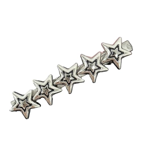 JSGHGDF Stilvolle Herz-Haarspange für Damen, bequeme Haarspange, eleganter Stern, Entenschnabel-Clip, modische Haarspangen, Kopfbedeckung JSGHGDF Stilvolle Herz-Haarspange für Damen, bequeme Haarspange, eleganter Stern, Entenschnabel-Clip, modische Haarspangen, Kopfbedeckung von JSGHGDF