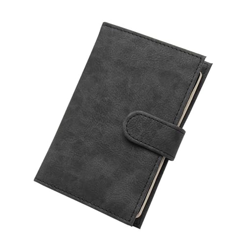 JSGHGDF Stilvolle Lederhalter Reisebrieftasche Kartenetui Dokument für Frauen u, Schwarz , M, Gepäck-Set von JSGHGDF