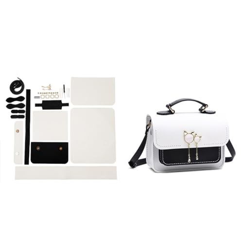 JSGHGDF Tasche Making PU Leder Handtasche Crossbody Umhängetasche Nähen Handwerk für Frauen Mama Freundin Geburtstag, 2, L von JSGHGDF