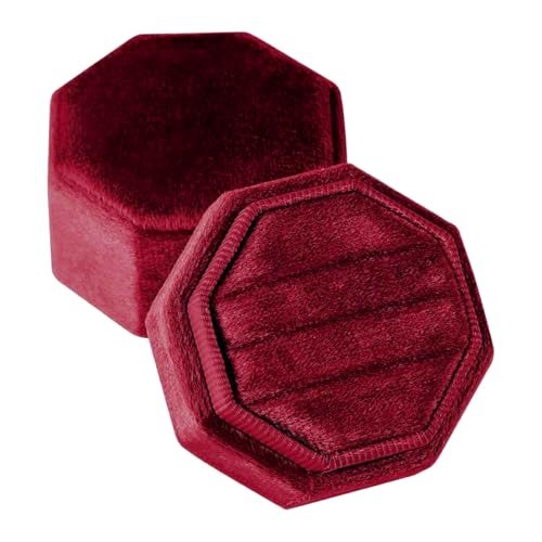 JSGHGDF Velvets Eheringe Box Oktagonal Storage Box Triple Rings Showcase Box Staubdichtes Engagement Ringe Für Täglich JSGHGDF Velvets Eheringe Box Oktagonal Storage Box Triple Rings Showcase Box Staubdichtes Engagement Ringe Für Täglich von JSGHGDF