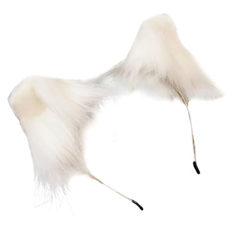 JSGHGDF Zarte Kunstpelze Katzenohren Schwanz Haarreifen Stirnbänder Haarbänder Mädchen Requisiten JSGHGDF Zarte Kunstpelze Katzenohren Schwanz Haarreifen Stirnbänder Haarbänder Mädchen Requisiten von JSGHGDF