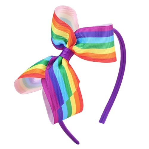Mädchen Haarclip Regenbogen Frauen Kid Haargrips Buntes Kopfschmuck Barrettes Regenbogen Haar Binden Süße 2000er Mädchen Haarnadeln von JSGHGDF