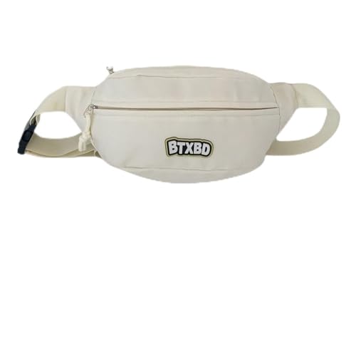 Multifunktionale Bauchtasche, Hüfttasche, Crossbody-Tasche, japanischer Stil, Brusttasche mit verstellbarem Gurt, Gürteltasche für Damen und Mädchen, weiß, Style 03 von JSGHGDF