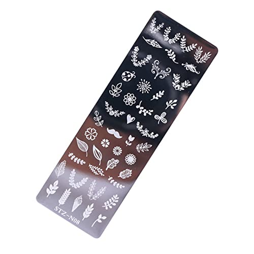 Nagelkunst Stempel Templates Schmetterlingsnagel Kunststempelplatten Nagelbildplatten Nagel Manicuring Druckwerkzeuge von JSGHGDF