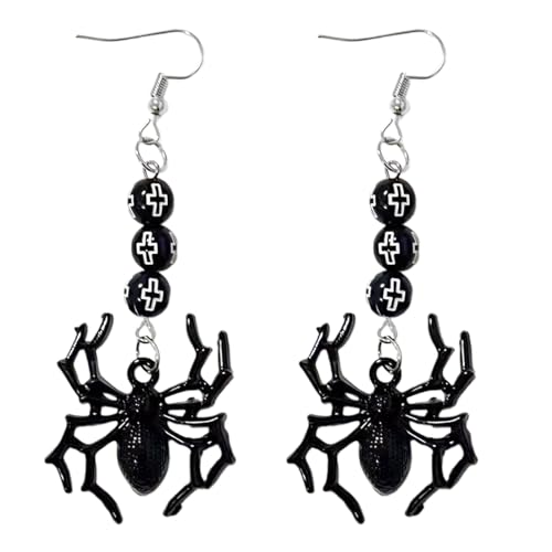 Schwarze Spinnen Formform Retro Insekten Ohrring Elegant Arachnid Ohr Drop Gothic Schmuckzubehör Party Ornament Schwarze Spinnen Formform Retro Insekten Ohrring Elegant Arachnid Ohr Drop Gothic Schmuckzubehör Party Ornament von JSGHGDF