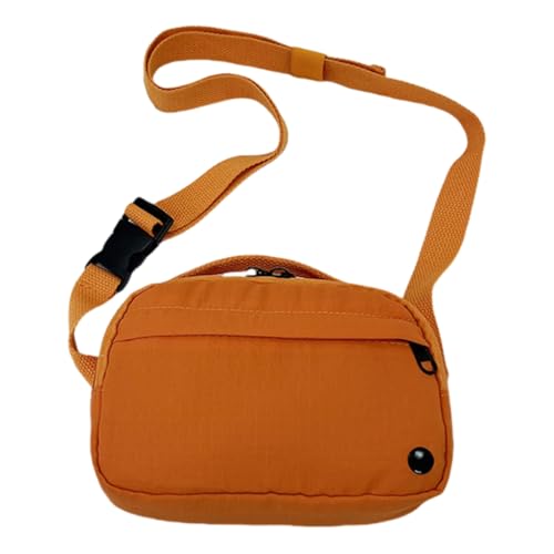 Unisex Casual Crossbody Bag Vintage Schulter Geldbörse Hüfttaschen Japanische Sport Brust Pack für Damen und Herren, Orange Unisex Casual Crossbody Bag Vintage Schulter Geldbörse Hüfttaschen Japanische Sport Brust Pack für Damen und Herren, Orange von JSGHGDF