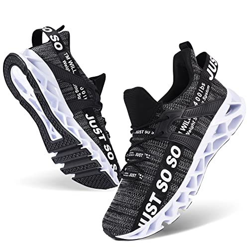 JSLEAP Herren Sneaker Laufschuhe Herren Turnschuhe Sportschuhe Walkingschuhe Running Tennis Leichtgewichts Atmungsaktiv Schuhe von JSLEAP