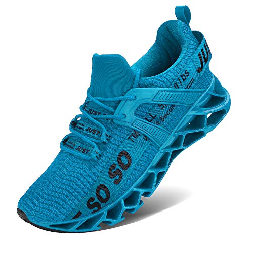 JSLEAP Turnschuhe für Männer Sportschuhe Laufschuhe Atmungsaktiv Leichte Turnschuhe（2 Himmelblau,39 EU/245 CN） von JSLEAP